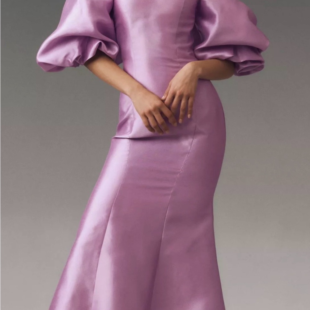 Mac Duggal Lavender Maxi Dress